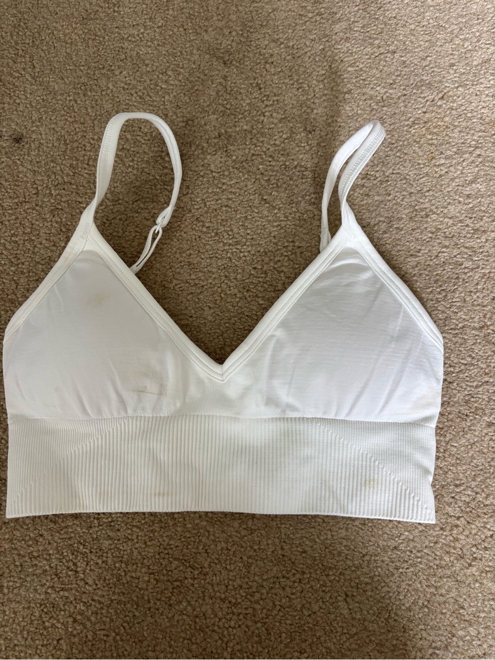 Lululemon White Sports Bra